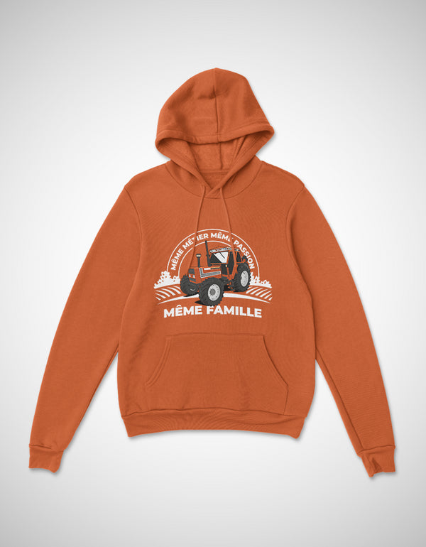 Tracteur Orange pull unisexe